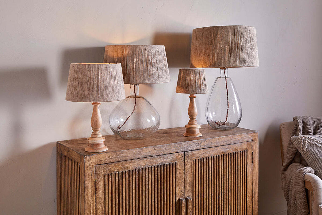 Tiwa Woven Jute Lampshade Natural