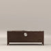 Tana 2 Door TV Stand | French Riviera Honed Marble & Walnut