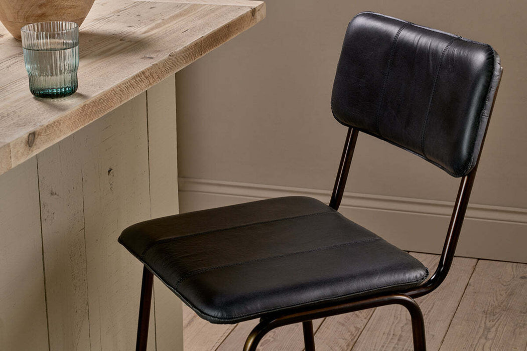 Ukari Counter Chair Aged Black