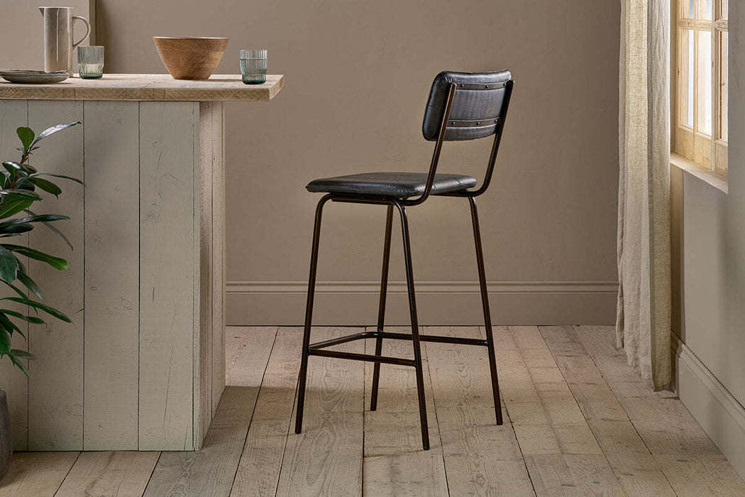 Ukari Counter Chair Aged Black