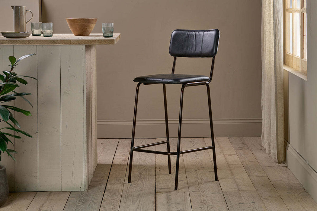 Ukari Counter Chair Aged Black