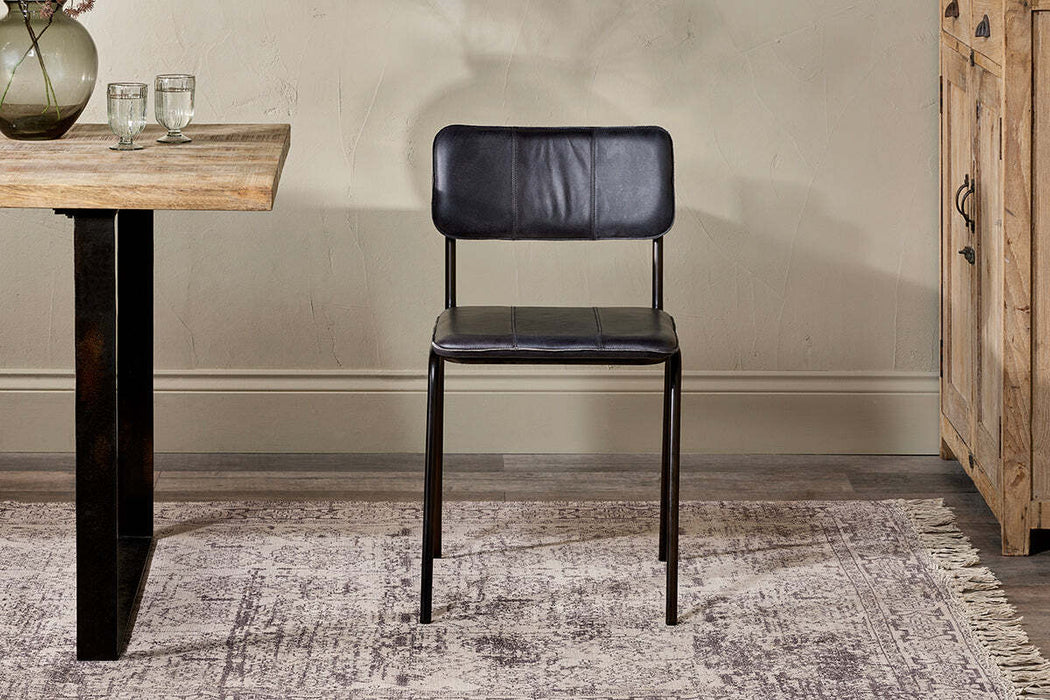 Ukari Dining Chair Aged Black