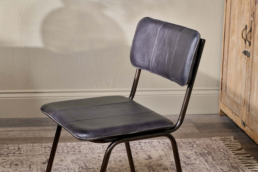 Ukari Dining Chair Aged Black