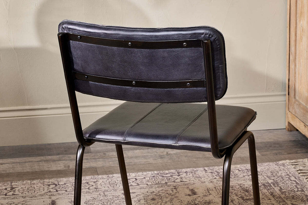 Ukari Dining Chair Aged Black
