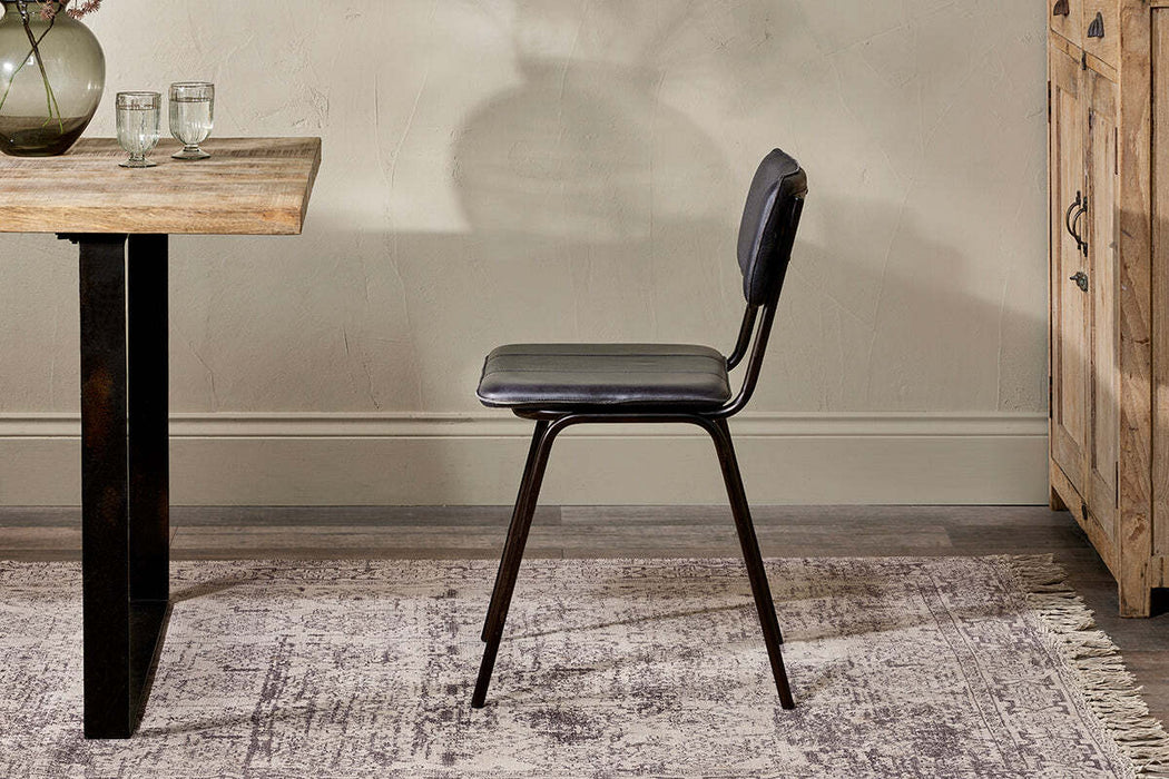 Ukari Dining Chair Aged Black