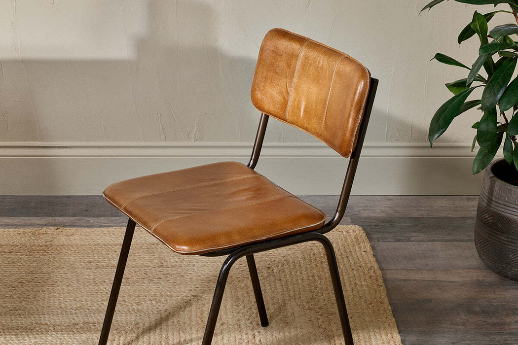Ukari Dining Chair Aged Tan