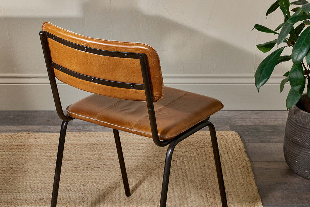 Ukari Dining Chair Aged Tan