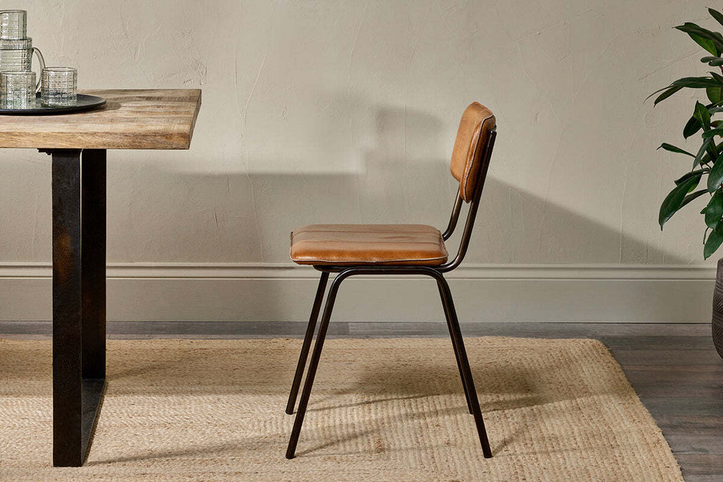 Ukari Dining Chair Aged Tan
