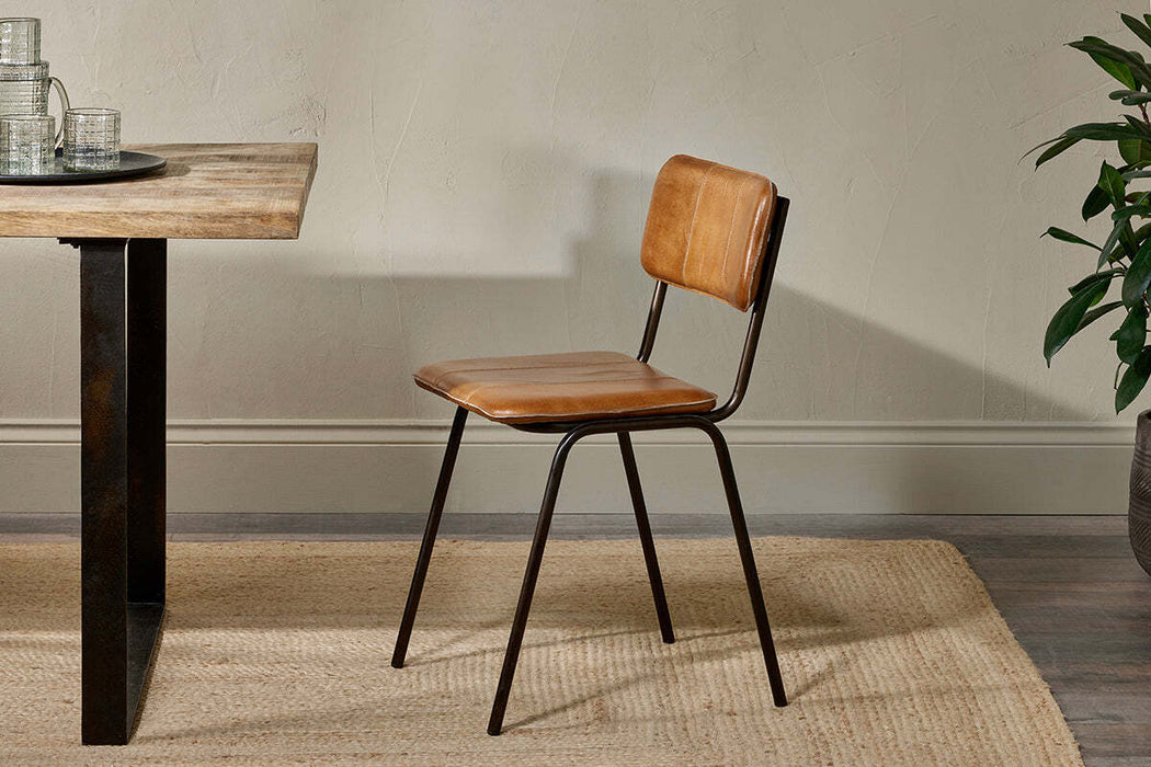 Ukari Dining Chair Aged Tan