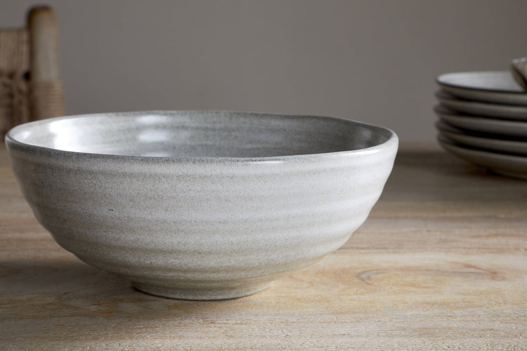 Valinha Earthenware Cereal Bowl Grey