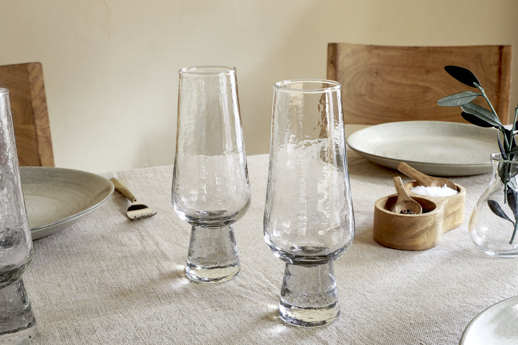 Visla Tall Glass - Clear Set of 4