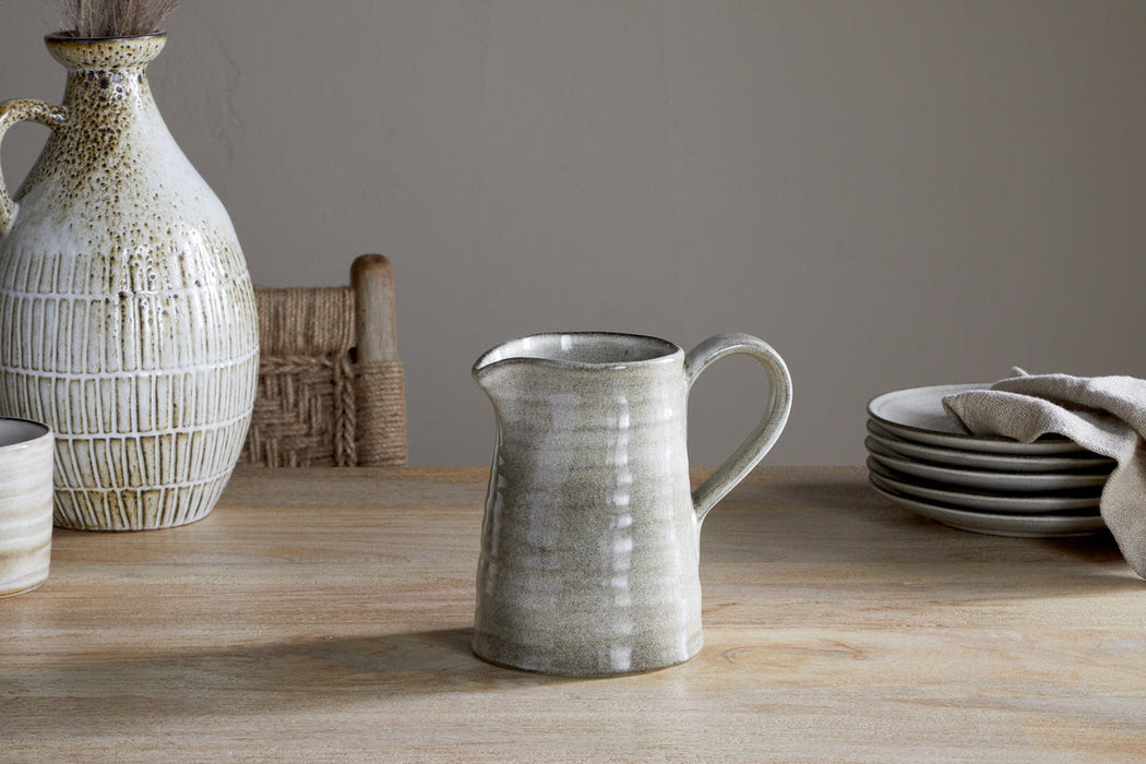 Valinha Earthenware Jug Grey Small