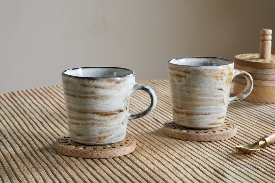 Vizo Mugs - Grey Set of 2