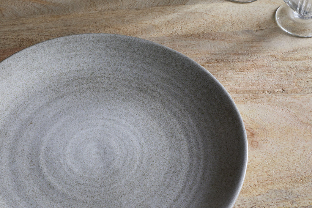 Valinha Earthenware Dinner Plate Grey
