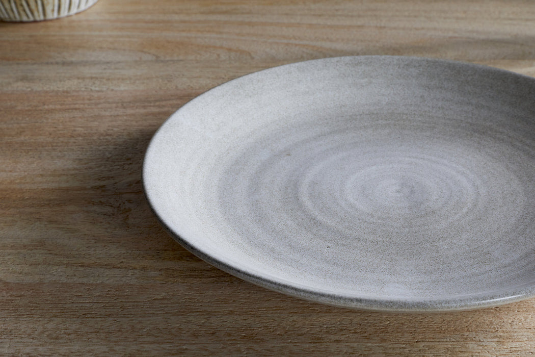 Valinha Earthenware Dinner Plate Grey