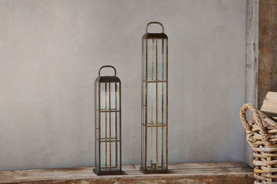 Vemula Lantern Antique Brass