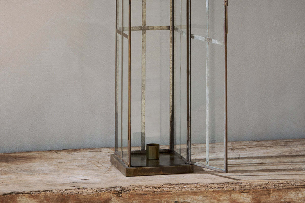 Vemula Lantern Antique Brass