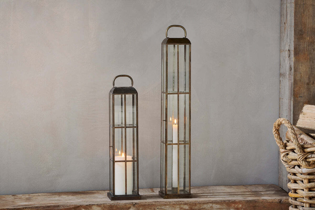 Vemula Lantern Antique Brass