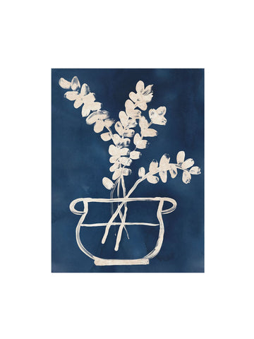 Vessel in Indigo