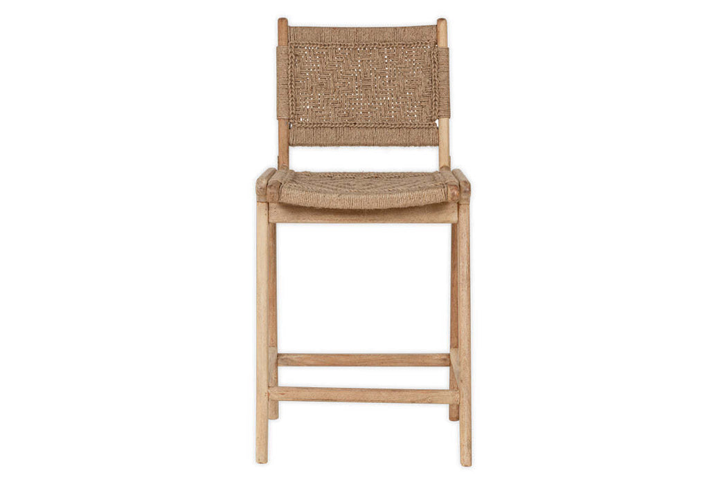 Vinay Woven Counter Chair - Natural