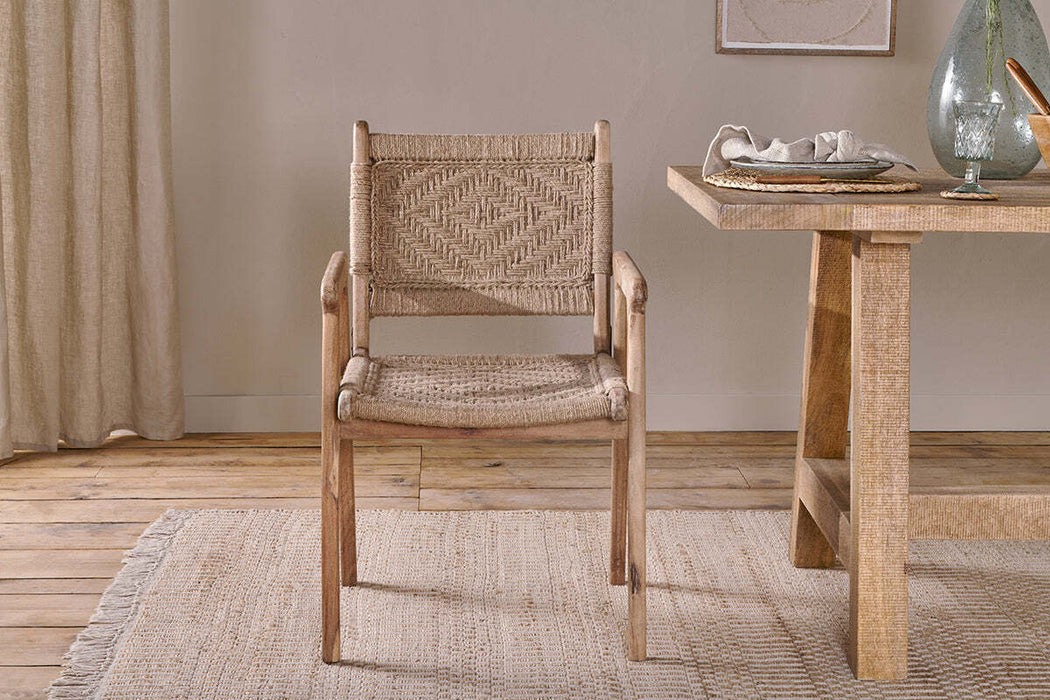 Vinay Woven Dining Chair Natural