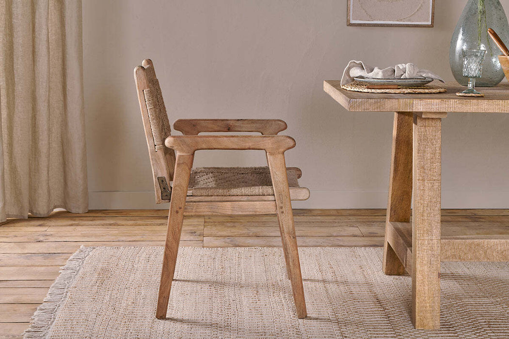 Vinay Woven Dining Chair Natural