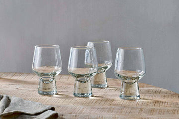 Visla Glass - Light Smoke (Set of 4)