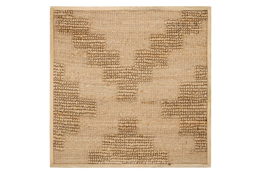 Bawal Wall Art Cross Natural