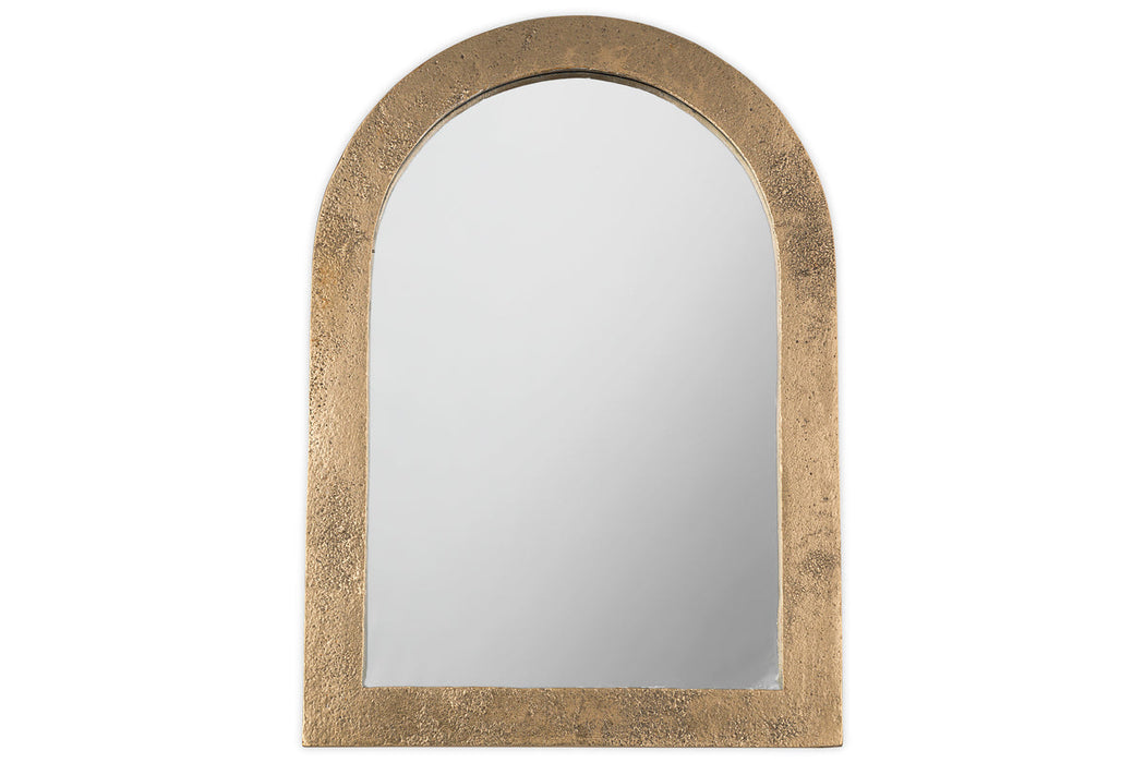 Cayce Cast Aluminum Vanity Mirror Antique Brass