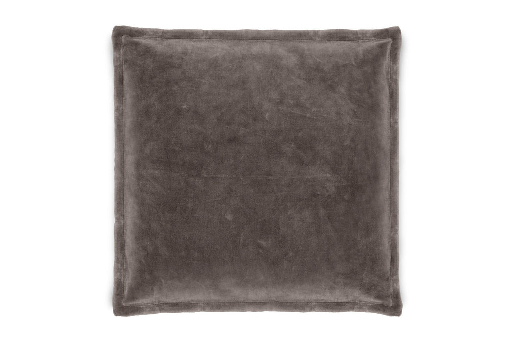 Dhara Velvet Cushion Cover Charcoal