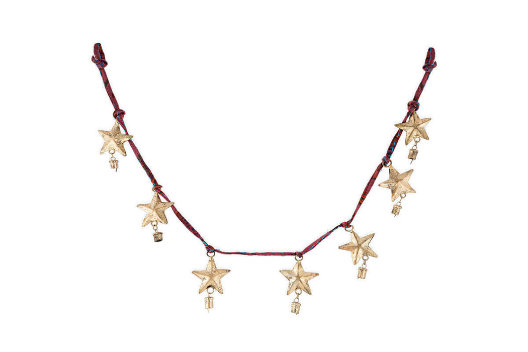 Didi Star Garland Antique Brass