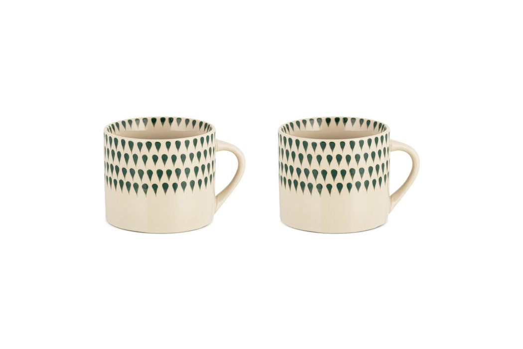 Juniper Drop Mug Cream Juniper Small Set Of 2