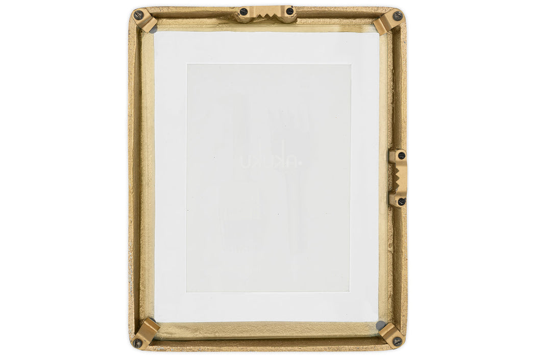 Jahala Wall Hung Photo Frame - Antique Brass - Antique Brass - Large