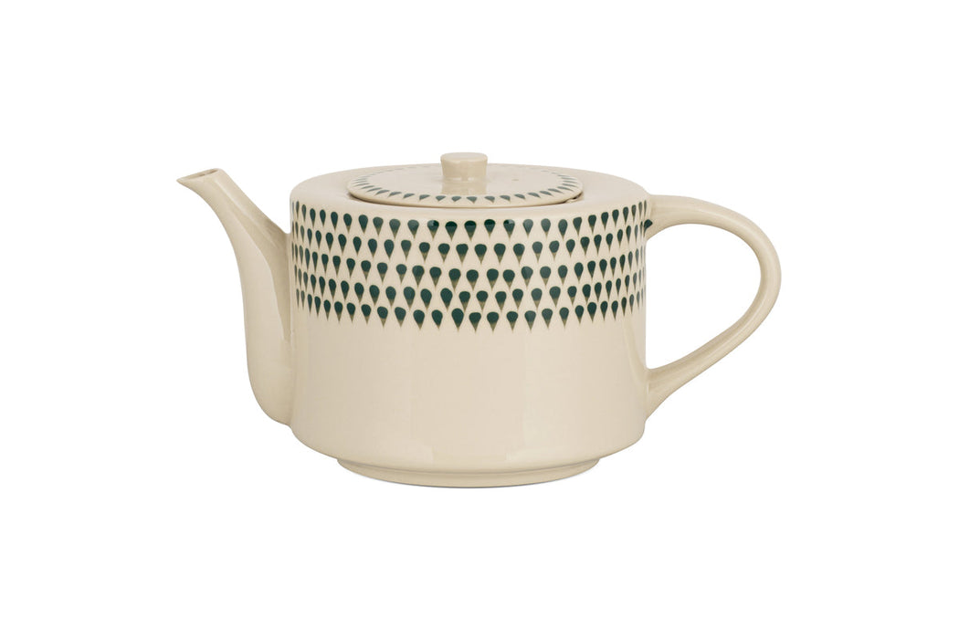 Juniper Drop 4 Person Teapot Cream Juniper