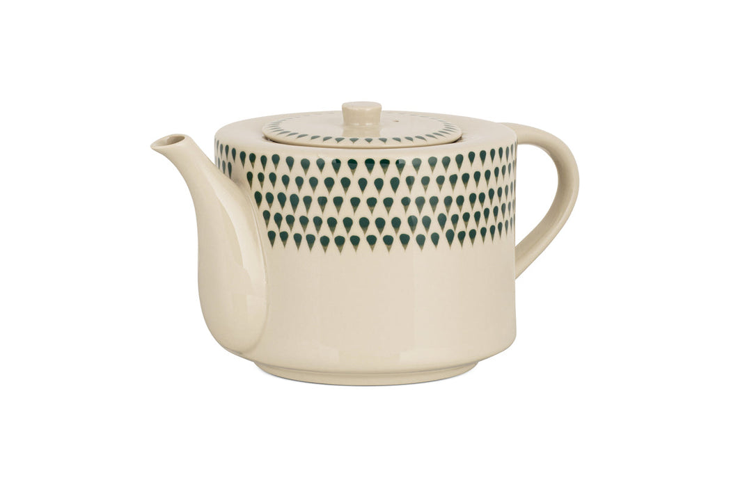 Juniper Drop 4 Person Teapot Cream Juniper