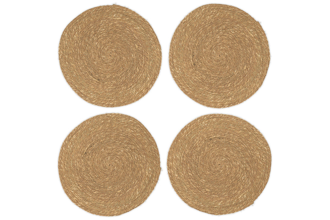 Keso Woven Placemats - Brown Set of 4
