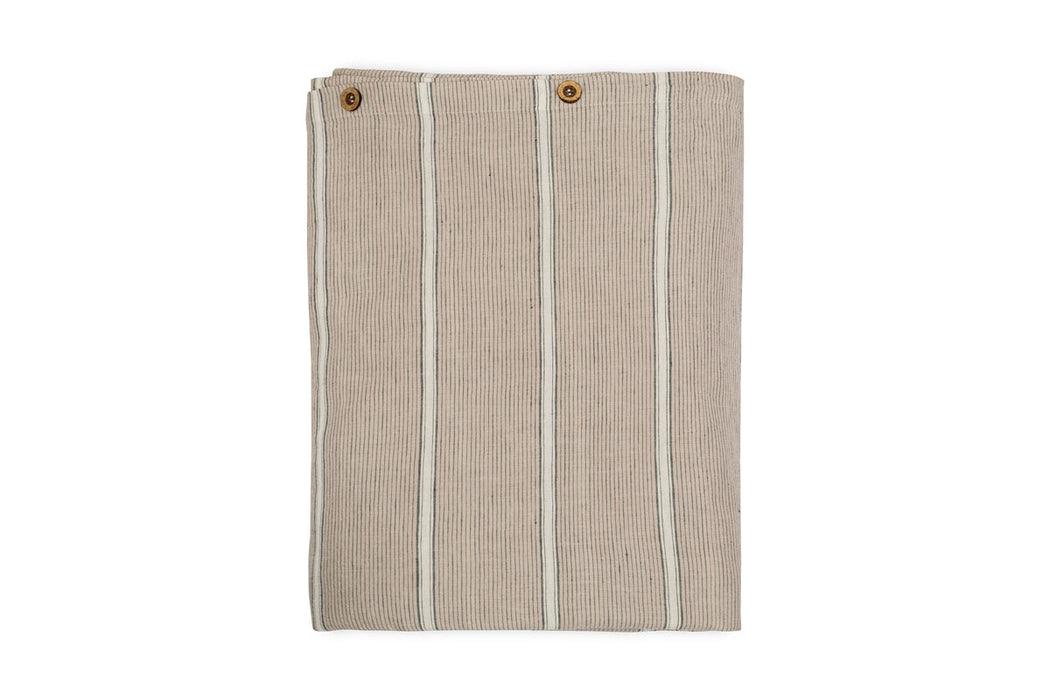 Mora Hemp Cotton Duvet Cover Stone Grey