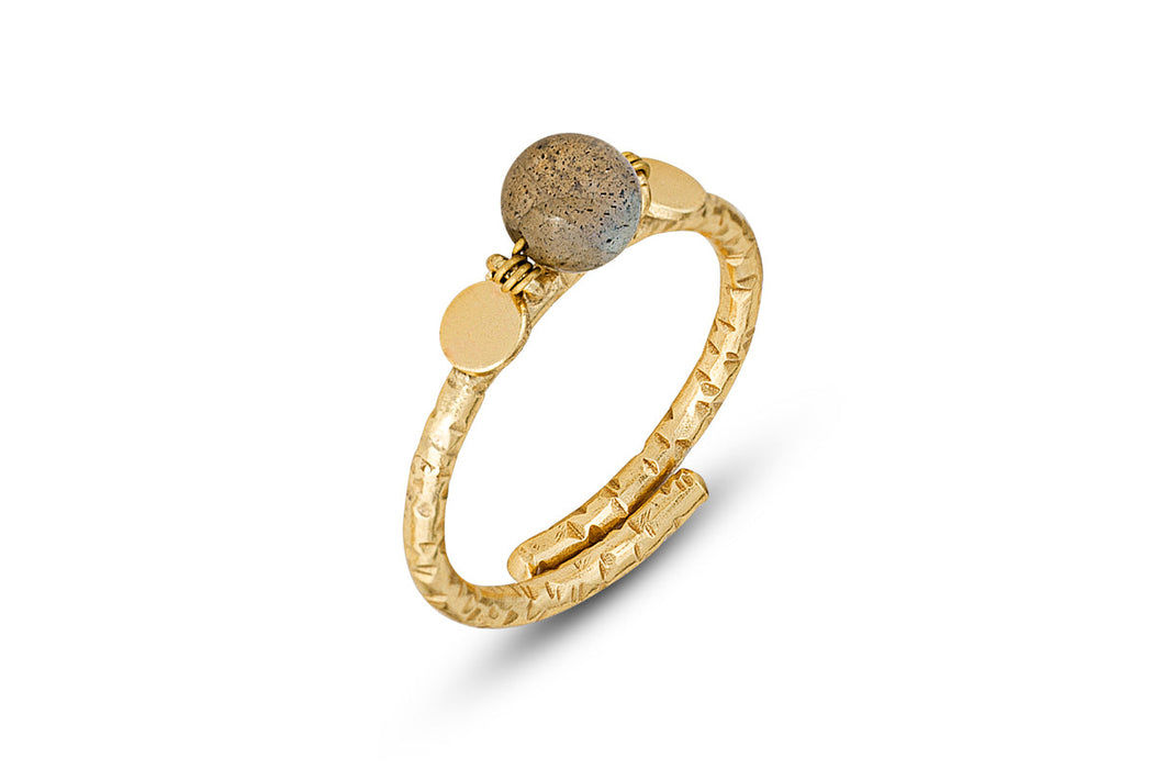 Marai Labradorite Ring Labradorite Gold