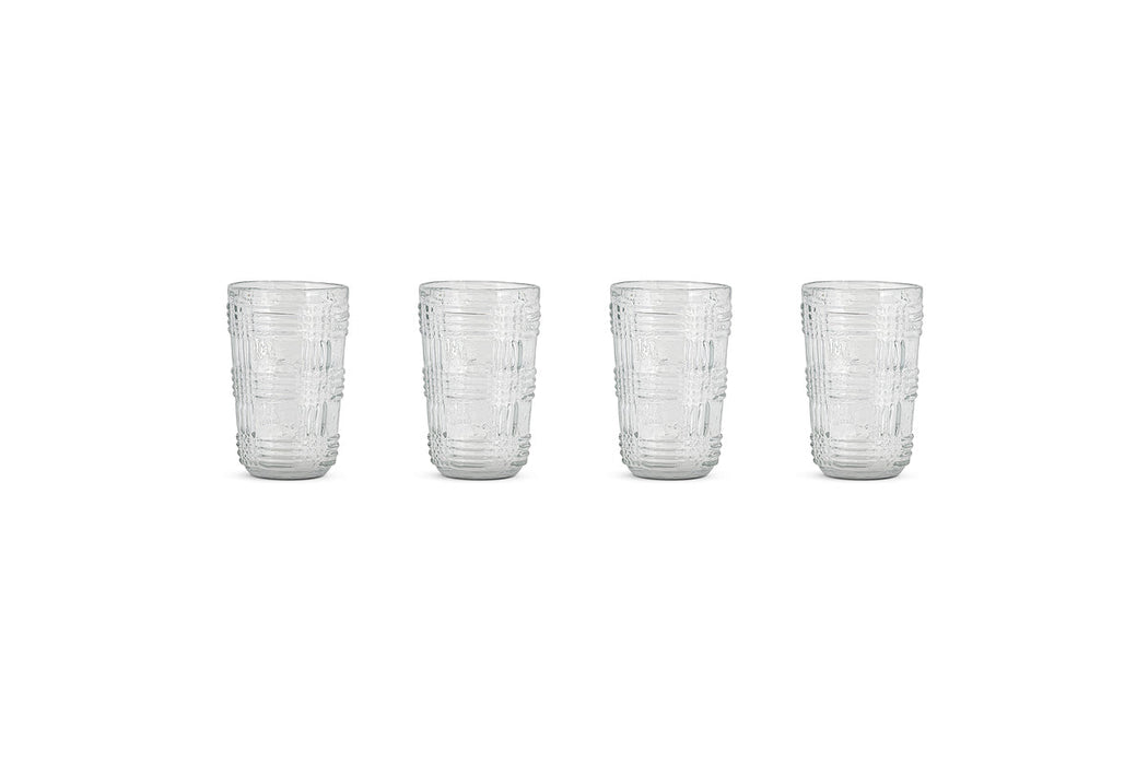 Kaanch Highball Clear Set Of 4