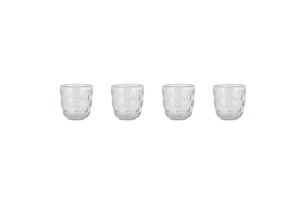 Kaanch Tumbler Clear Set Of 4