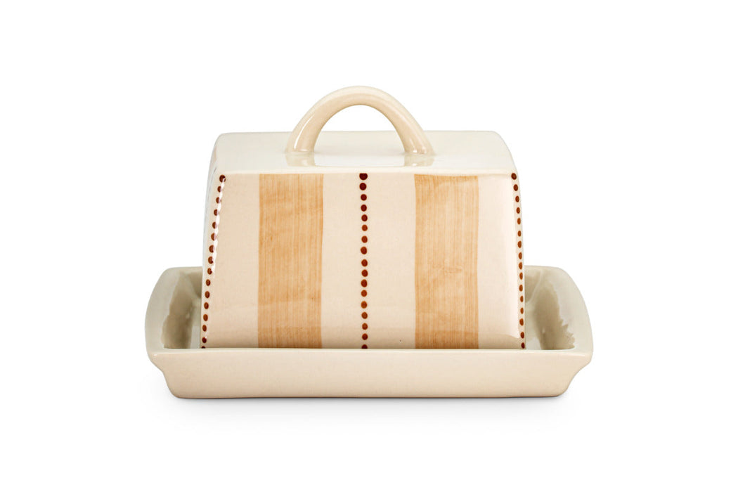 Patthar Butter Dish Cream Clay