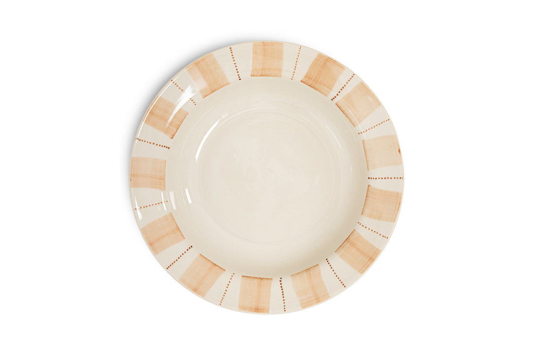 Patthar Dinnerware Set - Cream & Clay - Set of 12