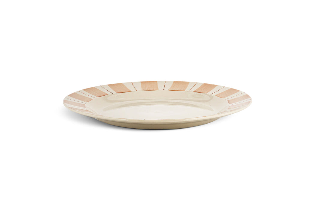 Patthar Dinner Plate Cream Clay