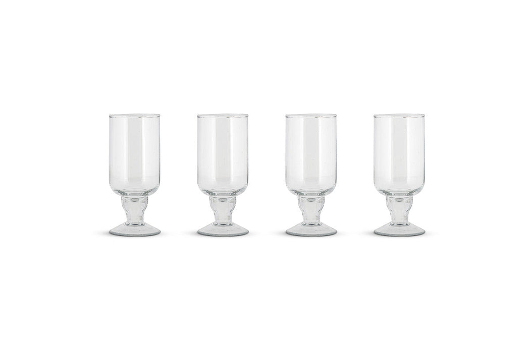 Sooraj Large Glass Clear Set Of 4