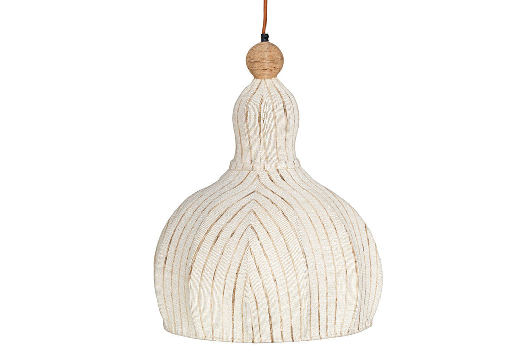 Kela Fabric Pendant - Off White
