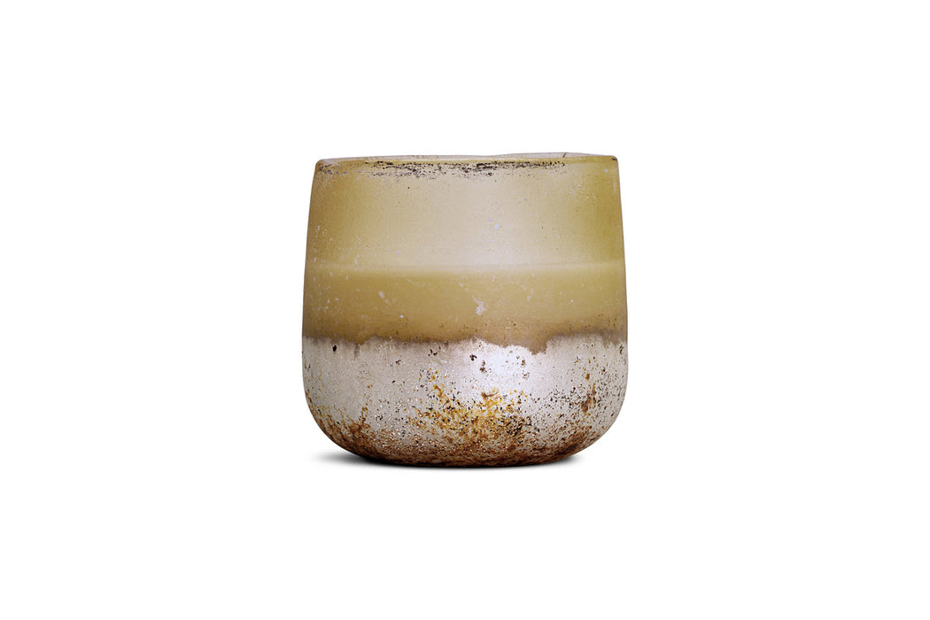 Oakmoss & Rose 1 Wick Scented Candle - Yellow