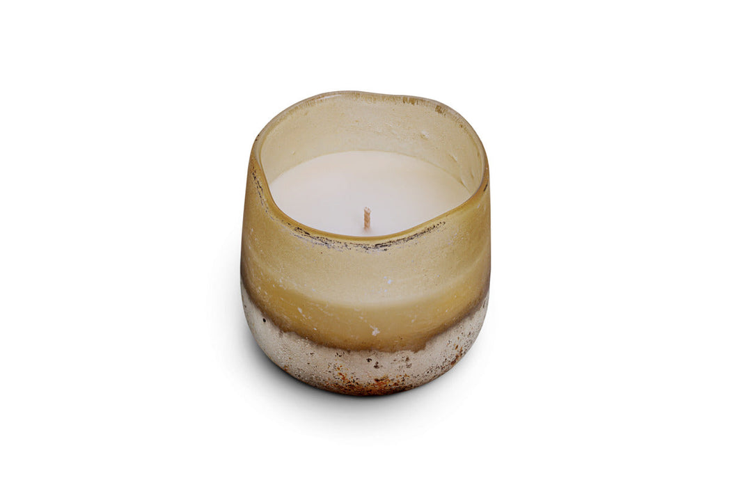 Oakmoss & Rose 1 Wick Scented Candle - Yellow