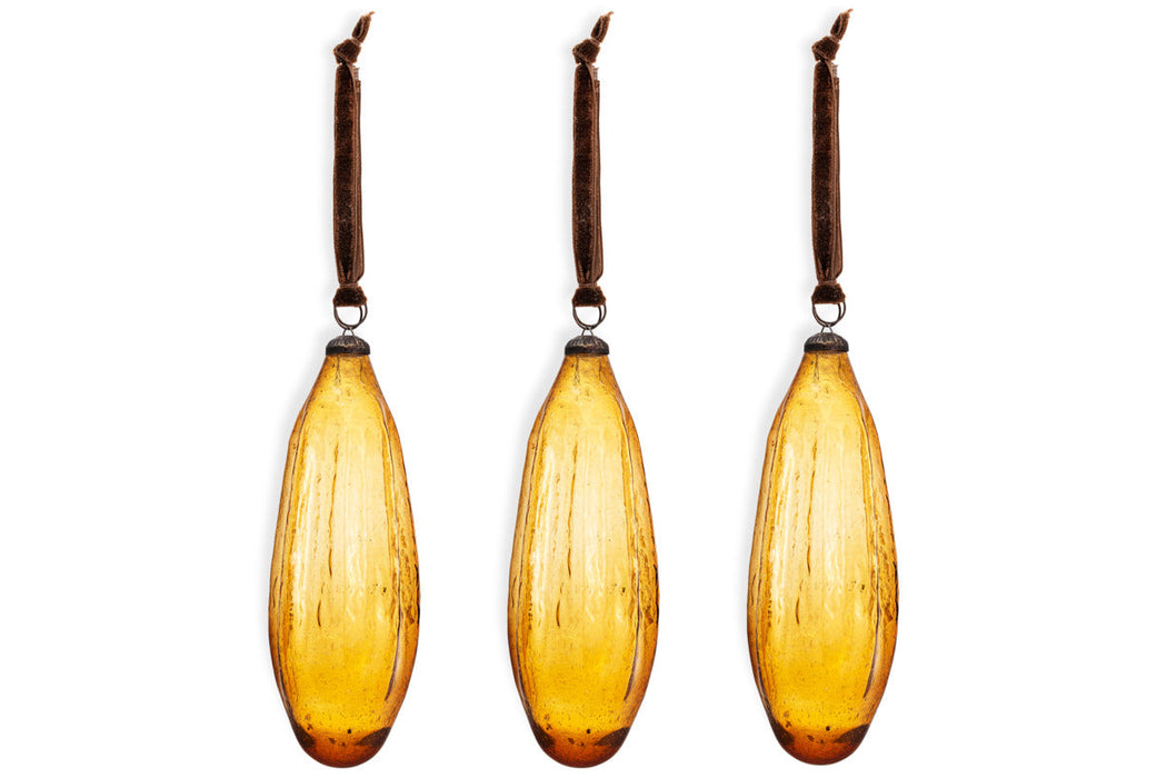 Supara Baubles Ochre Set Of 3