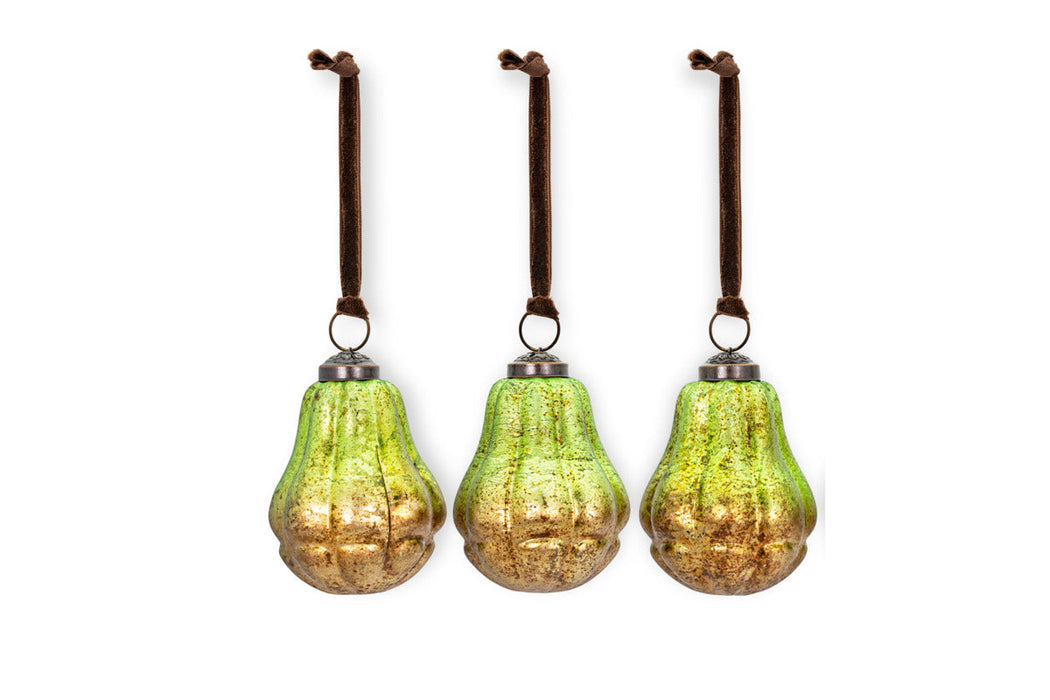 Jasaan Baubles Green Smoke Set Of 3