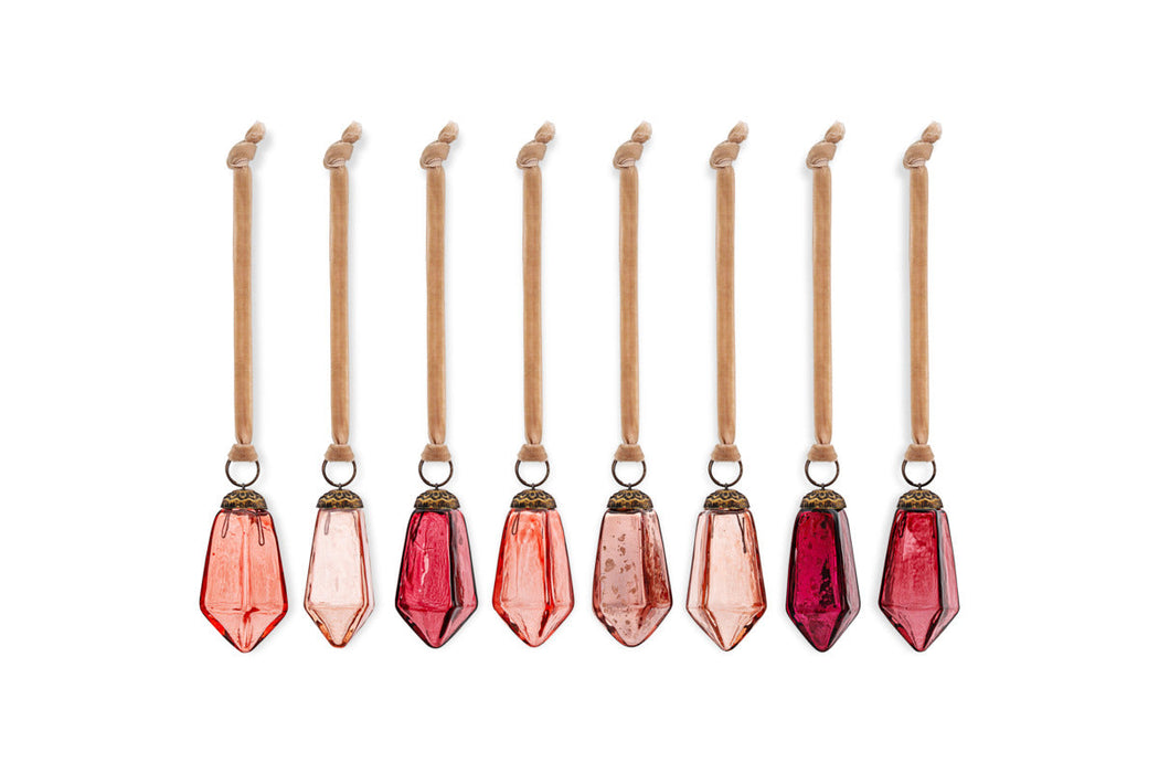 Ratnam Baubles Mixed Merlot Set Of 8